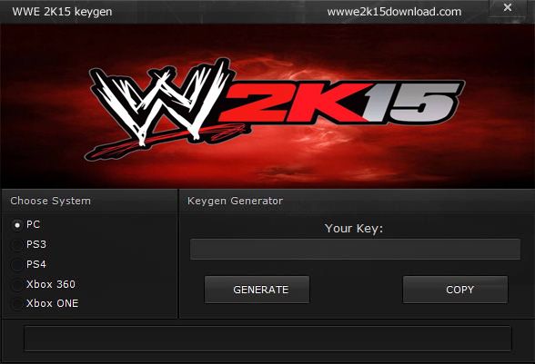 license key for wwe 2k15 for pc